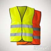 Warnweste ISO EN 20471 gelb und orange