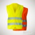 Unisize Warnweste - EN ISO 20471 - gelb und orange
