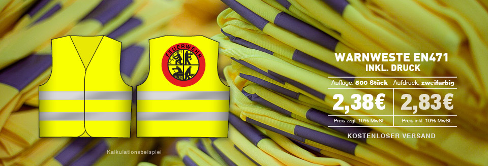 Warnwesten-Express Aktion